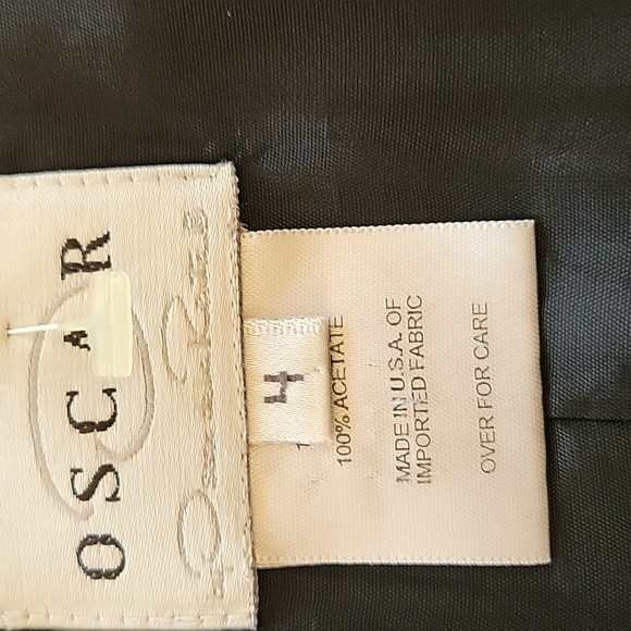 Vtg Oscar de la Renta Black Dress - Picture 6 of 7